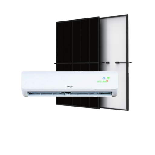 Deye Hybrid Air Conditioner 12.000 BTU + 4 Solar Panels (Kit)